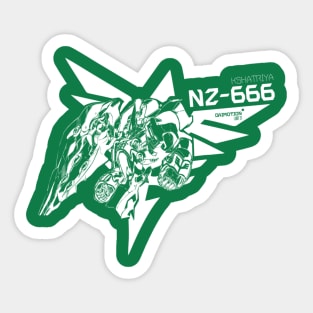 kshatriya gundam Sticker